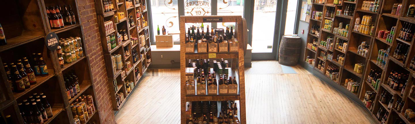 a photo of the inside of Bierport Pittsburgh